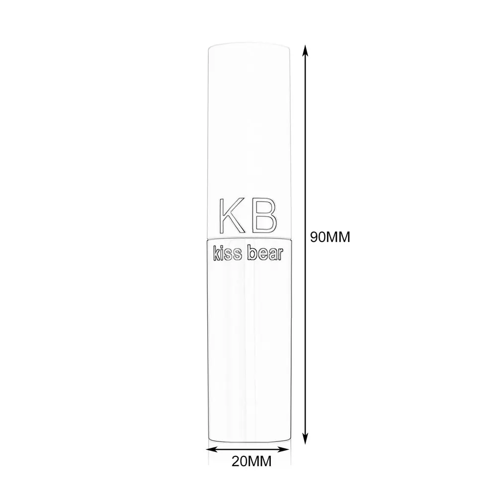 Поцелуй медведь косой рот долговечная твердая Губная помада увлажняющая и