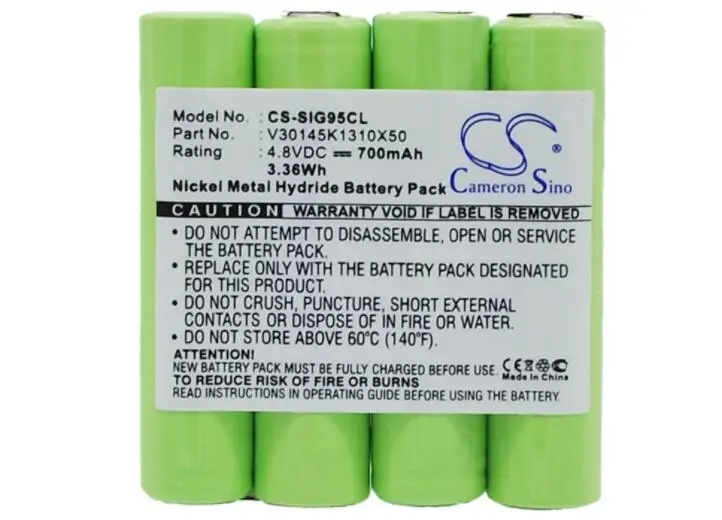 Аккумулятор cameron sino 700 мА · ч для SIEMENS G95X Gigaset 825 905 V30145K1310X50 V30145-K1310-X50 аккумулятор