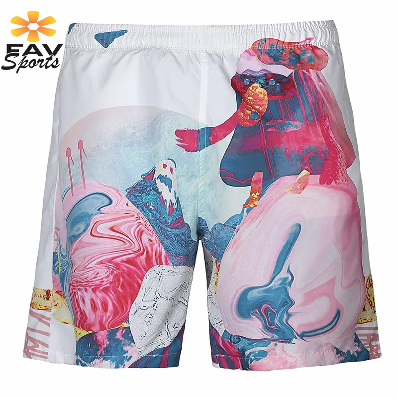 Быстросохнущие 6 видов цветов для путешествий и пляжа летние спортивные шорты