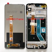 6 5 original msen for oppo realme 7i rmx2103 lcd display screentouch panel digitizer for oppo realme c17 rmx2101 lcd frame