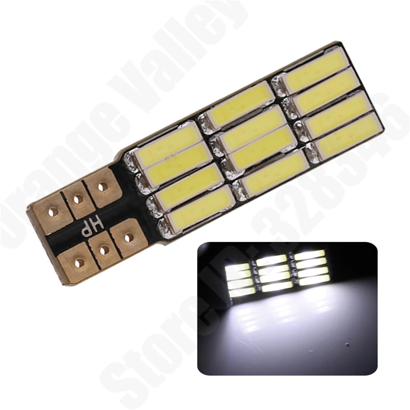 

10PCS High Quality T10 LED 501 W5W 168 12 7020 SMD Car Auto Clearance Lights Reading Light Marker Lamps DC 12V Wholesale