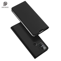 for oneplus nord n10 5g case dux ducis magnetic stand flip pu wallet leather case for oneplus nord n10 5g cover with card slot