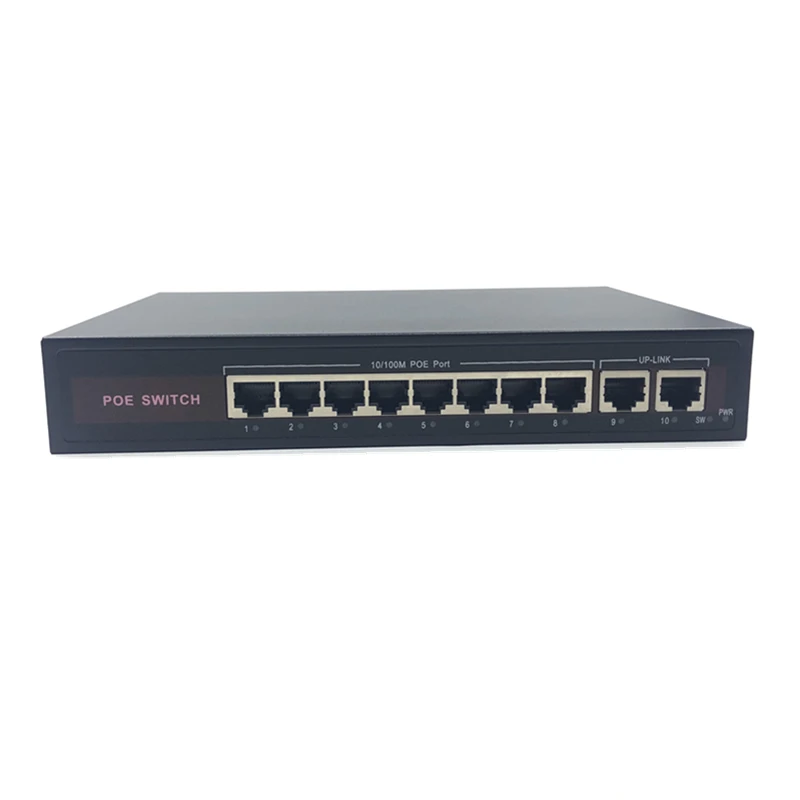 48V Ethernet POE switch with 8 10/100Mbps Port IEEE 802.3 af/at Suitable for IP camera/Wireless AP/CCTV camera system | Компьютеры и