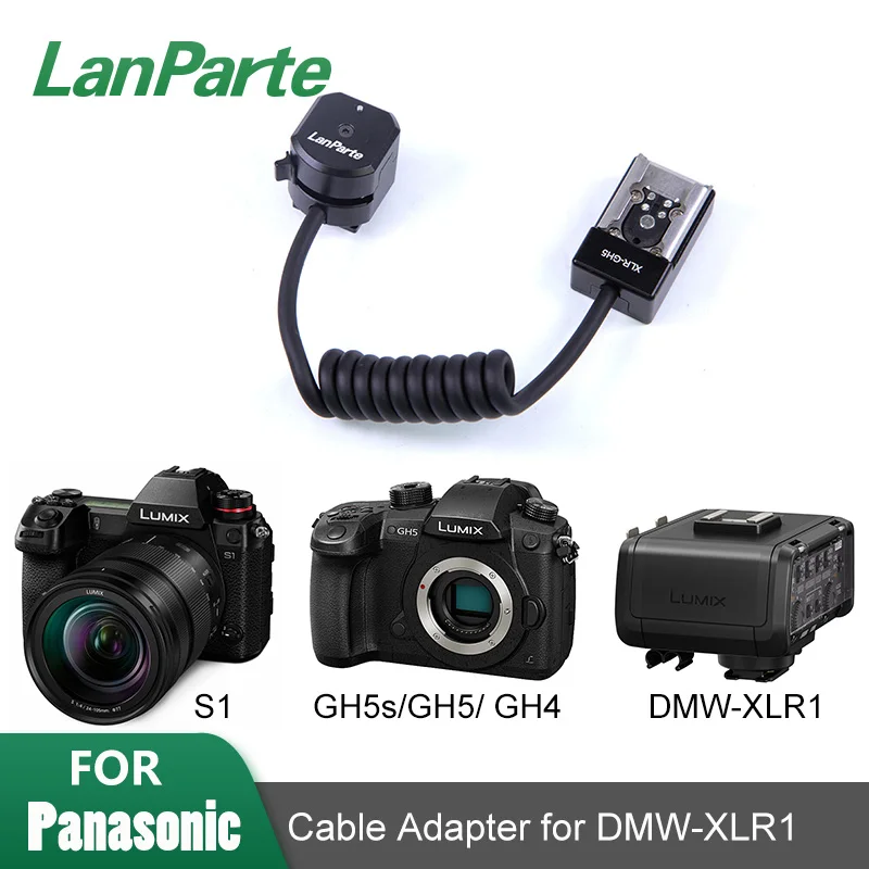

Кабель-адаптер LanParte для микрофона Panasonic DMW-XLR1 и камеры GH5 GH5s