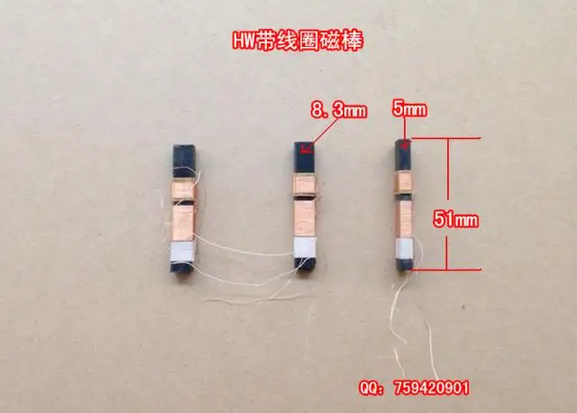 Антенна HW магнитный стержень радиоферритовая антенна диаметром 8 3x длина 51 мм с