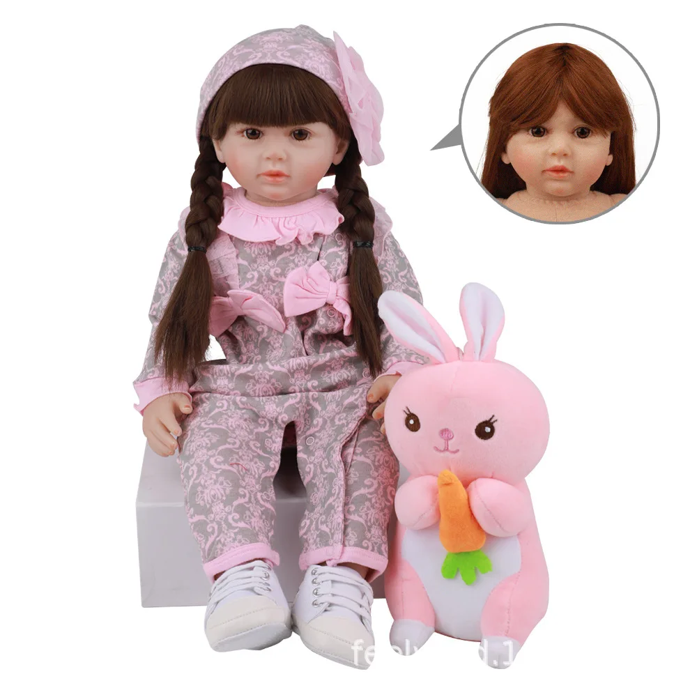 

60cm Reborn Baby Doll Boy Simulation Dolls and the Clothes Playmate Kids Toys Christmas Birthday Gifts Photography Props