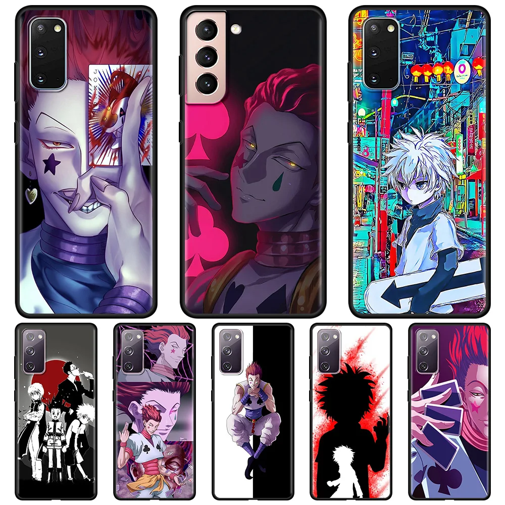 

Silicone Case For Samsung Galaxy S20 FE S21 Ultra S10 Plus S20 S9 S10e S8 Note 20 Ultra Shell Cover Coque Hunter X Hunter Hisoka