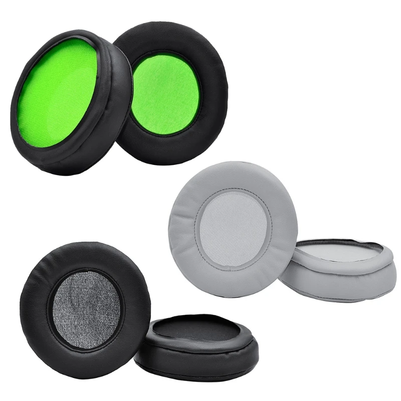 

1 пара, мягкие наволочки для подушек из кожи и ткани, совместимы с CORSAIR HS35 HS40 HS 35 HS 40