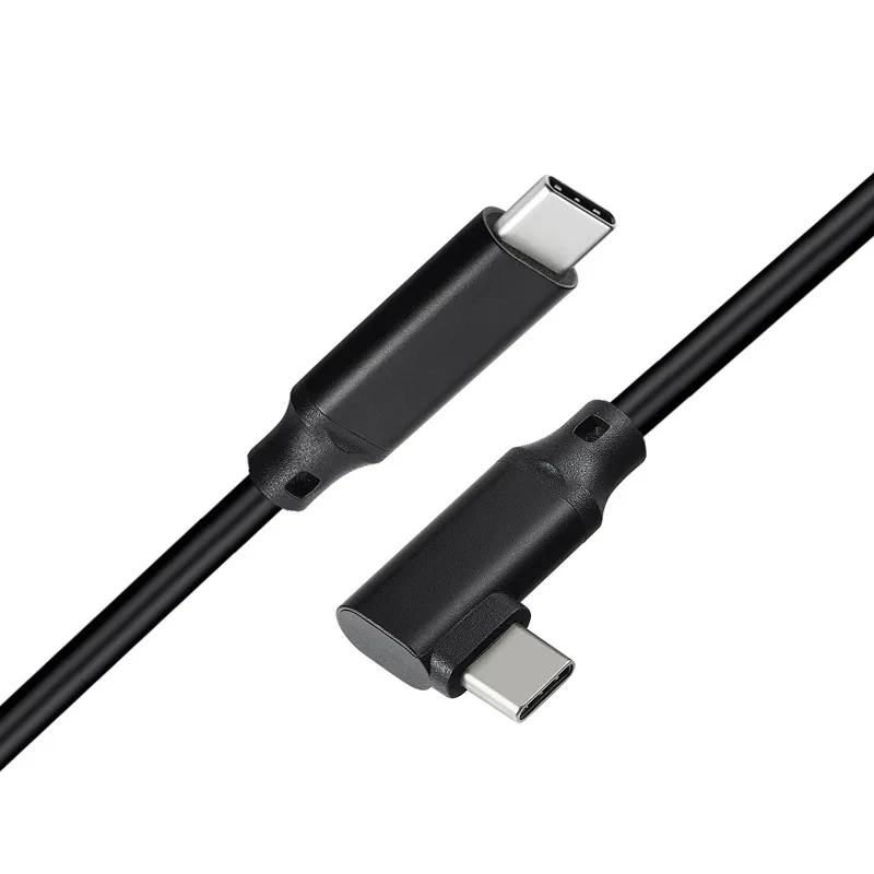USB-кабель с прямым углом 5 А 100 Вт USB 3 1 Gen2 10 Гбит/с 4K 60 Гц 0 2 м | Компьютеры и офис