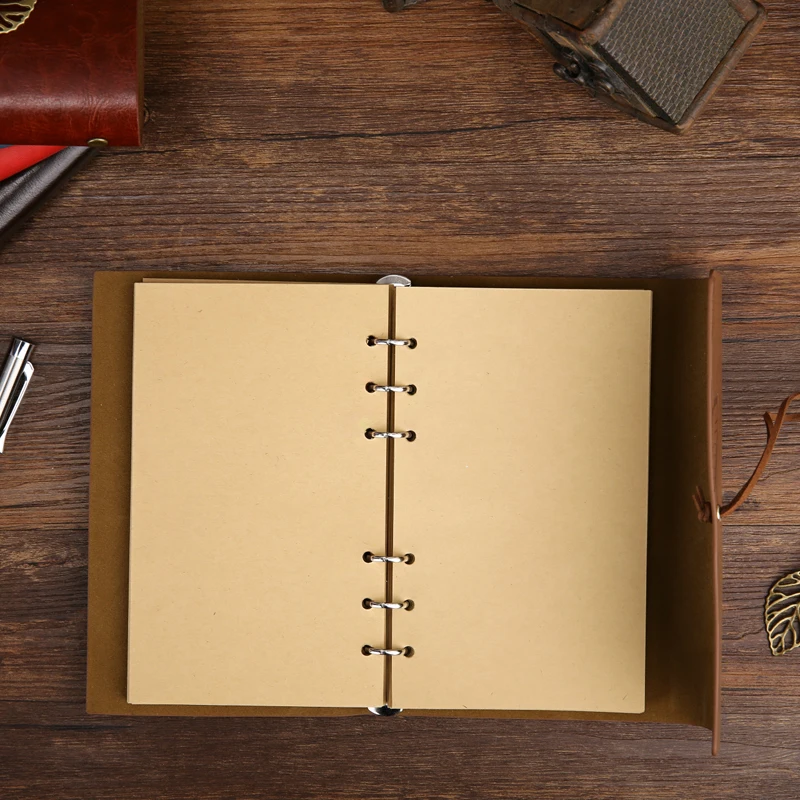 Винтажный Дневник для путешественников записная книжка из искусственной кожи