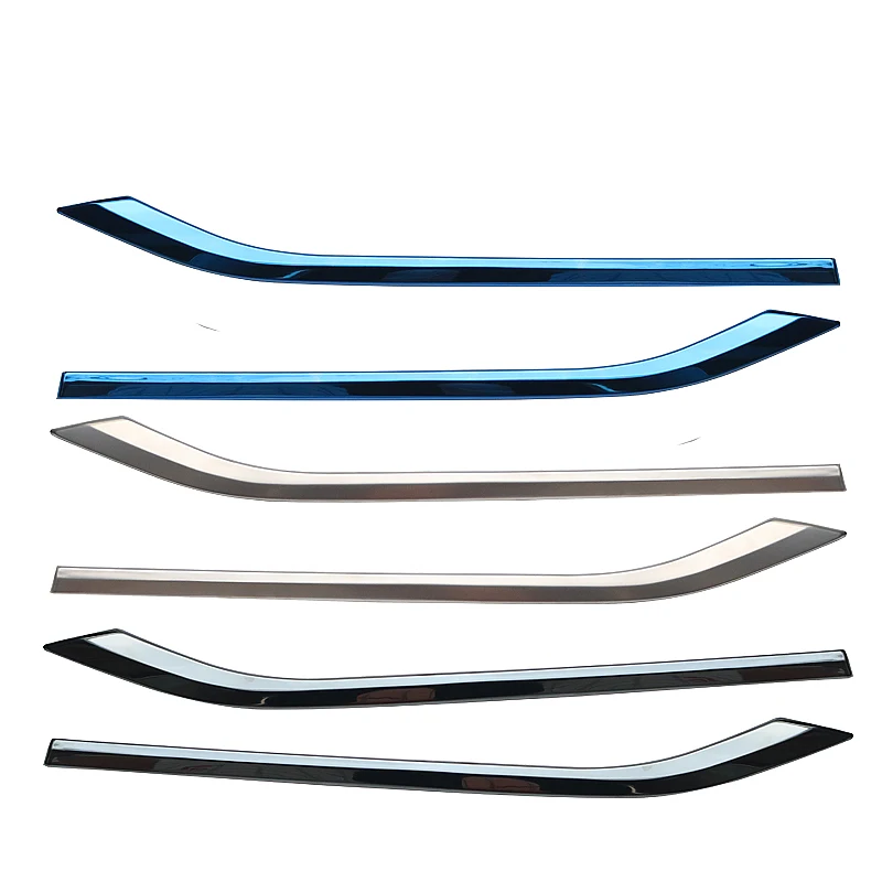 

2PCS Car Inner Rear Door Handle Panel Cover Sticker Sequins Trim Strips ABS Chrome Decor For Subaru XV 2018-2020 Car Accessories