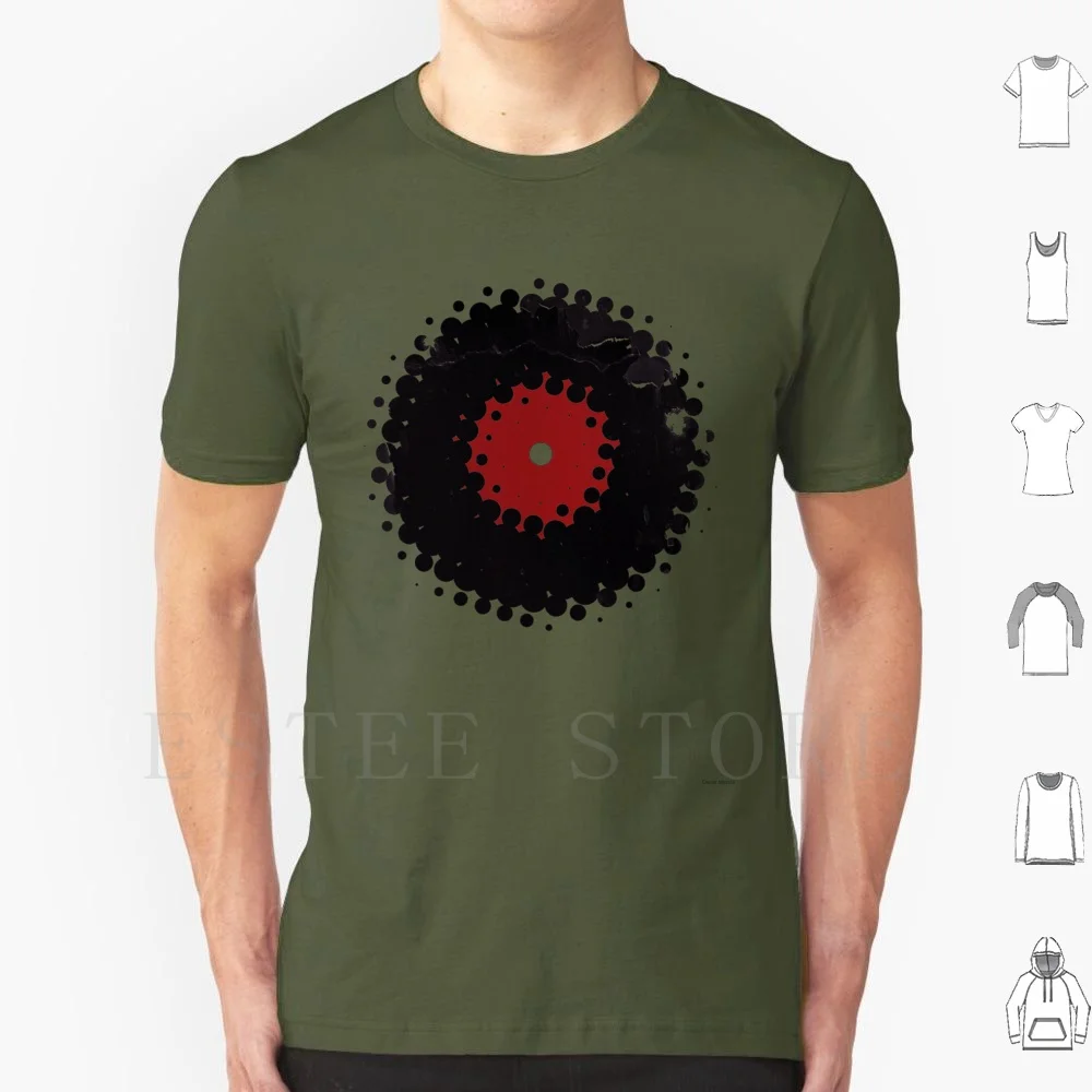 Grunge Vinyl Records Retro Vintage 50'S Style T Shirt Diy Big Size 100% Cotton Vinyl Records Retro Vintage 50S Style Vintage