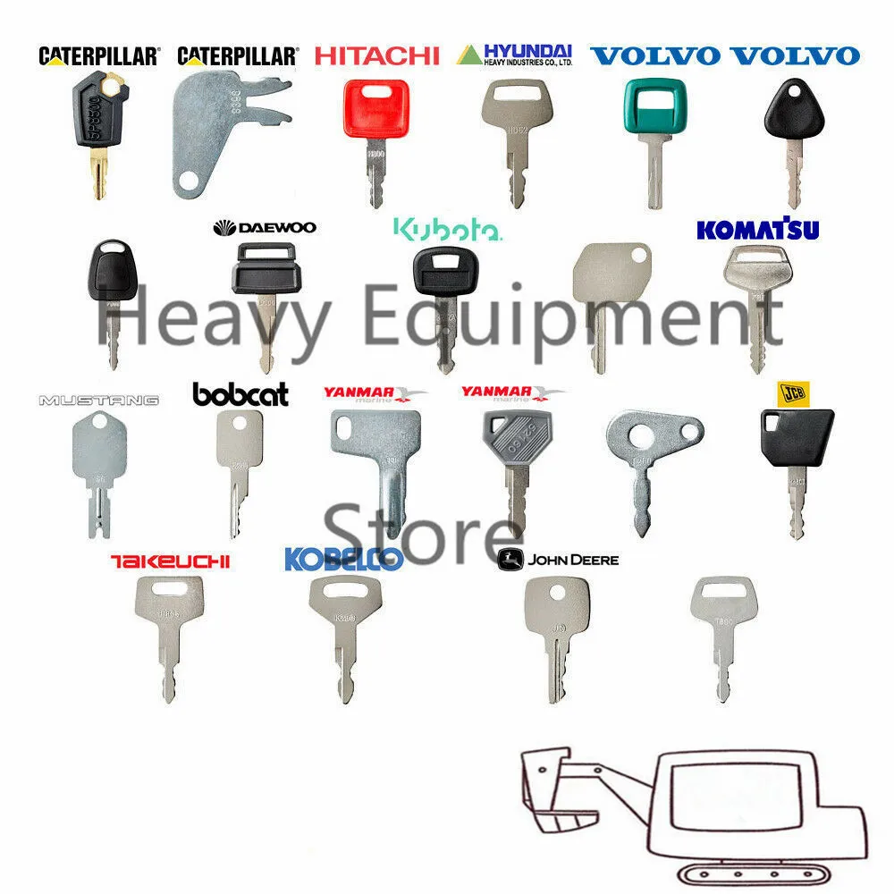 21 ключ экскаватора для гусеницы Kubota jcb Komatsu Bobcat Volvo John Deere Hitachi Takeuchi Yanmar 5P8500 H800 787 777