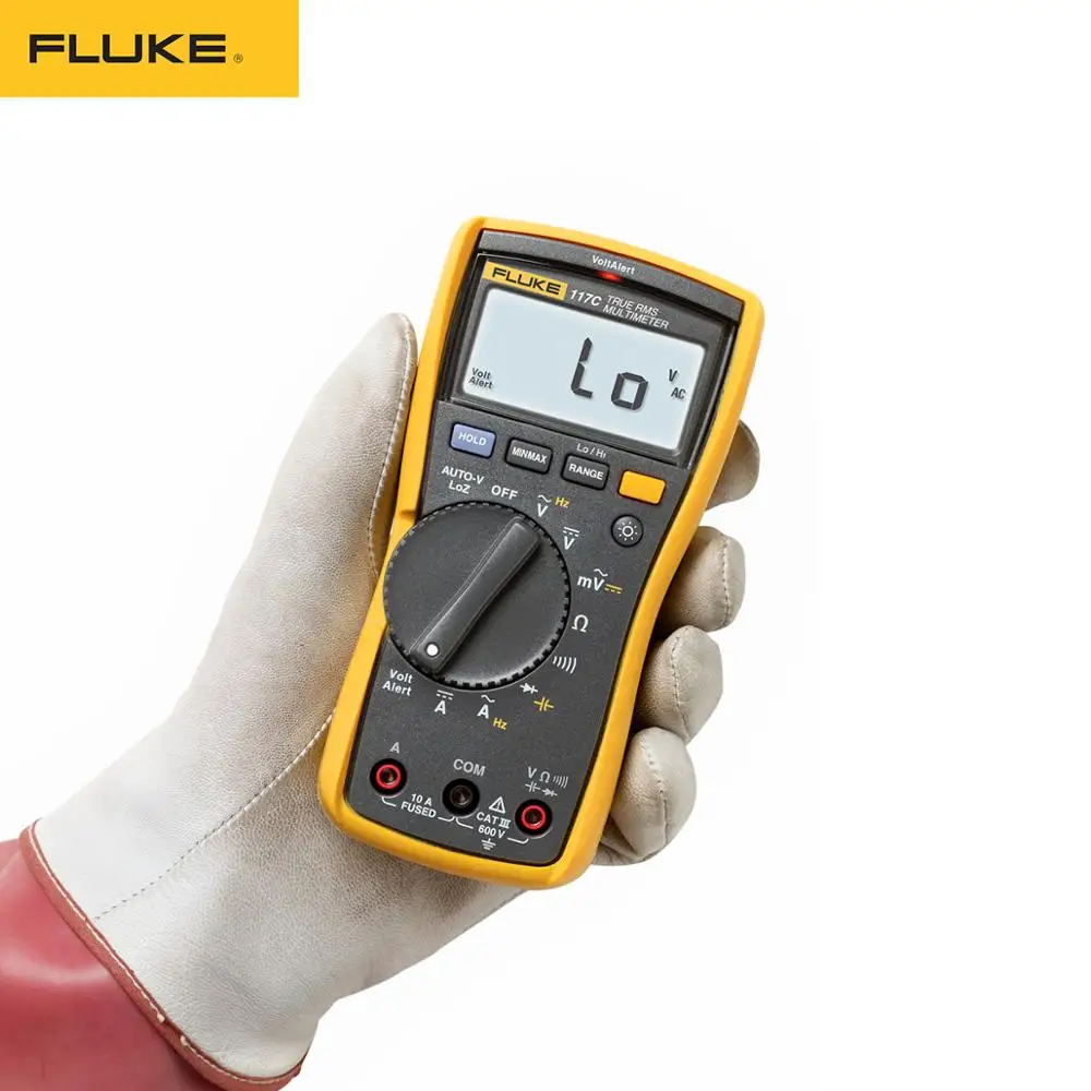Цифровой мультиметр Fluke 117C HAVC VoltAlert с подсветкой 117 истинное среднеквадратичное
