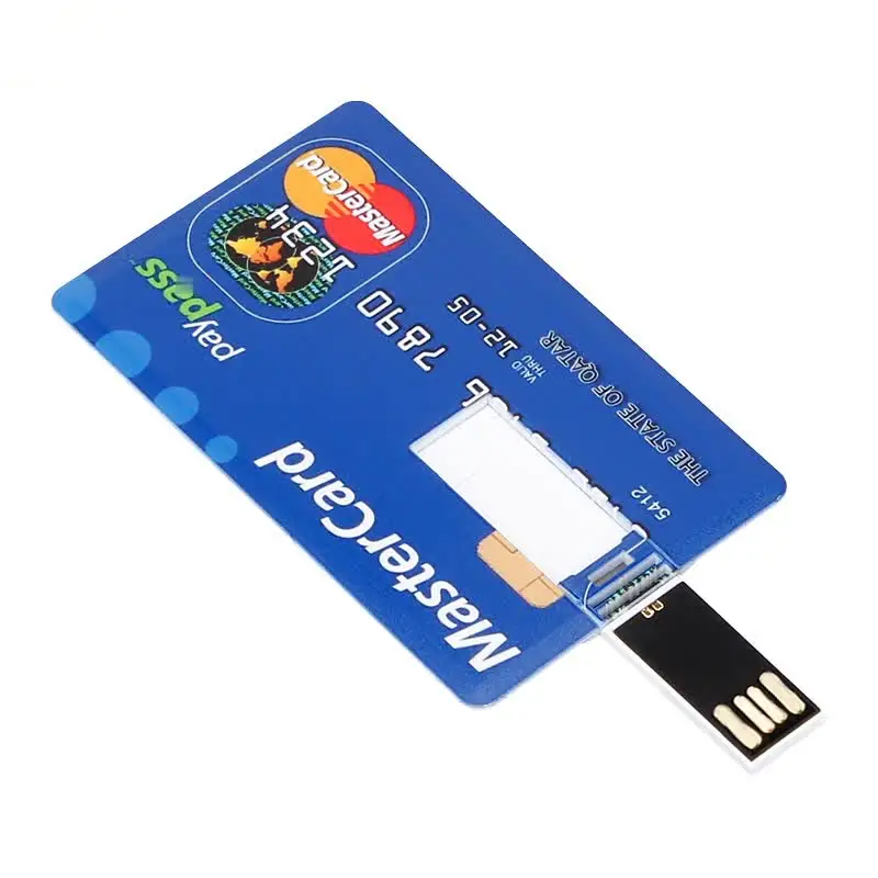 7 USB флеш-накопитель 8 ГБ, флеш-накопитель 128 ГБ, u-образная Флешка 16 ГБ, 32 ГБ, банковская кредитная карта, флешка 64 ГБ, реальная емкость, флеш-память, бесплатный логотип на заказ - Цвет: 7