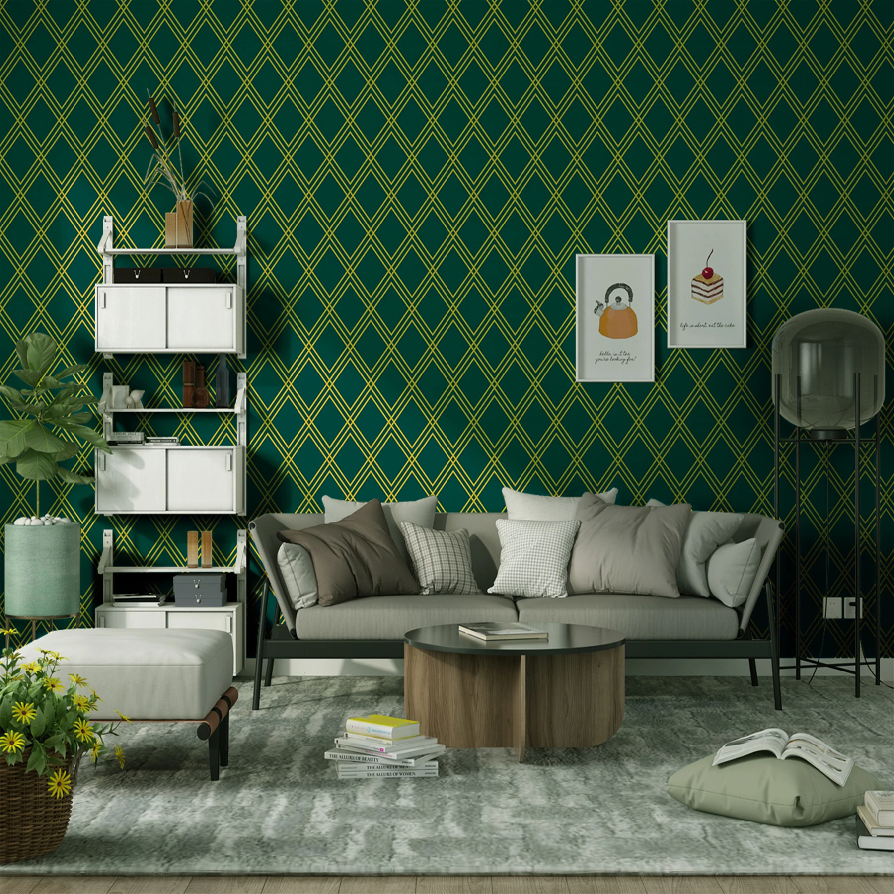 

Самоклеящиеся виниловые обои 3D с геометрическим рисунком, виниловые украшения для спальни, дома, мебели, наклейки на стену