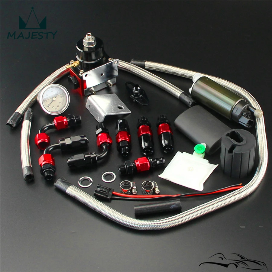 Регулируемый регулятор давления топлива и 255 LPH комплект топливного насоса