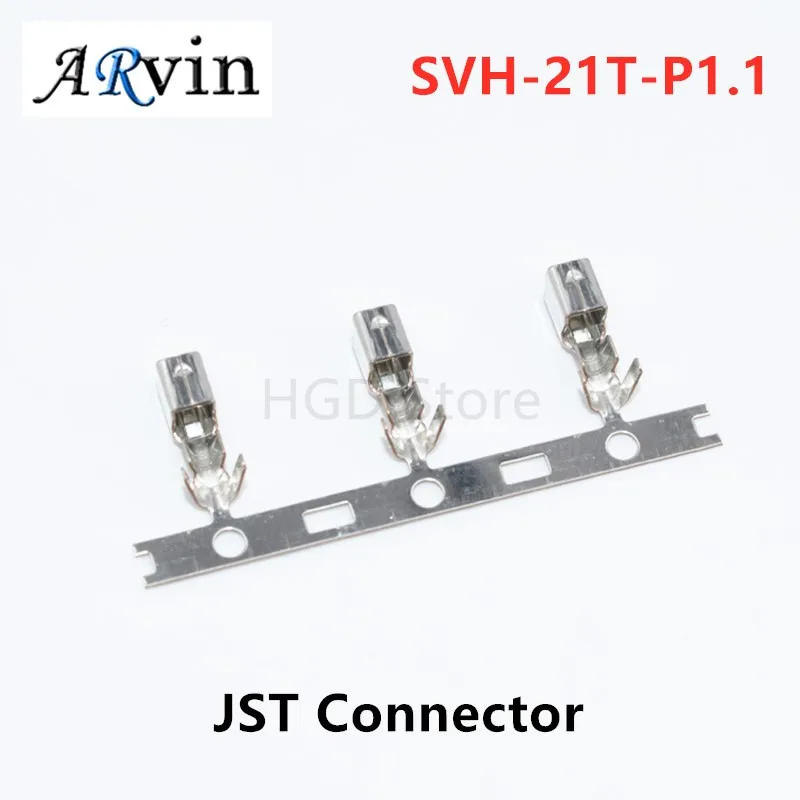 

100pcs X SVH-21T-P1.1 SVH21TP1.1 3.96mm Wire gauge 18-22AWG JST Fonnector
