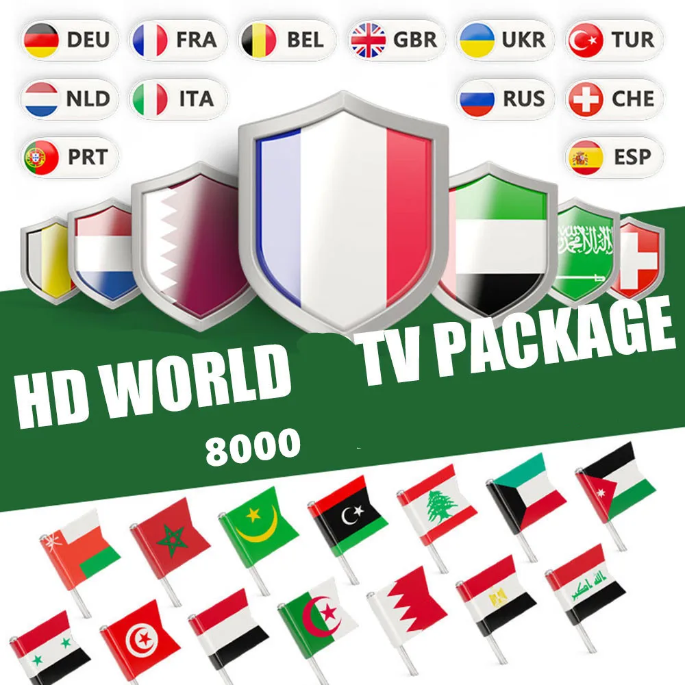 World HD M3U IP TV для Португалии Испании EX YU Италии США голландский Ip tv Smart Android Box X96 Max H96