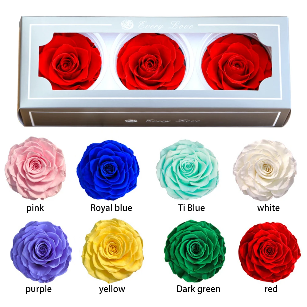 7 см негабаритный бессмертный уровень розы вечная голова цветка натуральные