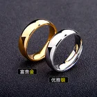 Модное роскошное Золотое обручальное кольцо для пары, простое модное Стильное изысканное ювелирное изделие, подарочное кольцо на годовщину