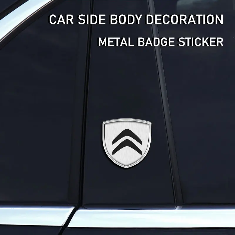 1 шт. 3D металлические хромированные наклейки для кузова автомобиля Citroen C1 C2 C3 C4 C5 C6