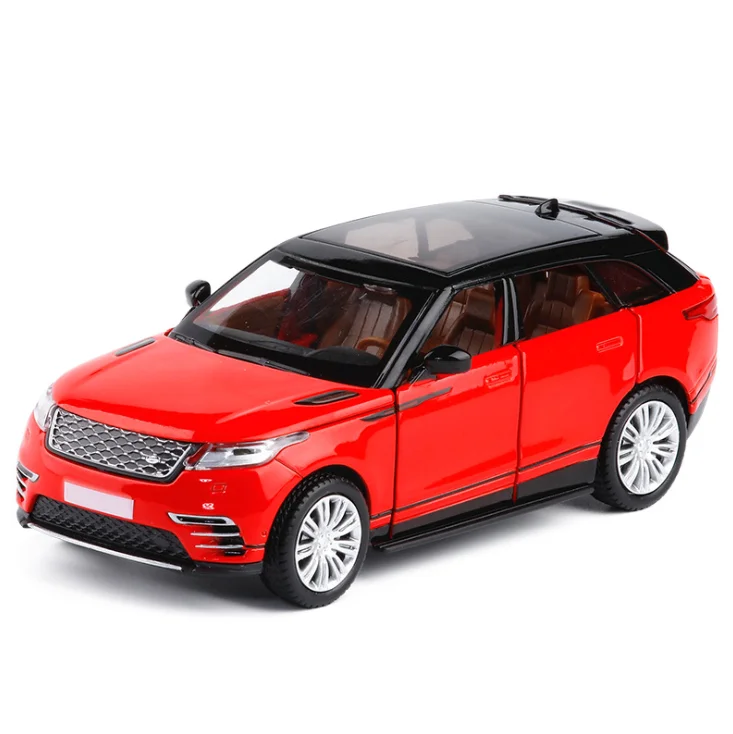 1:32 весы велар внедорожник сплав Модель автомобиля игрушки черный красный синий с