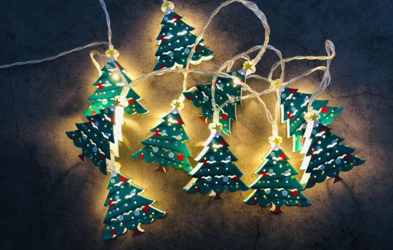 

Christmas tree decoration light LED string light USB charger Snowman and Santa Clause LED light for decoration 3M 20LED