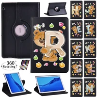 360 rotating case for huawei mediapad t5 10 10 1mediapad t3 10 9 6tablet automatic sleep cover case