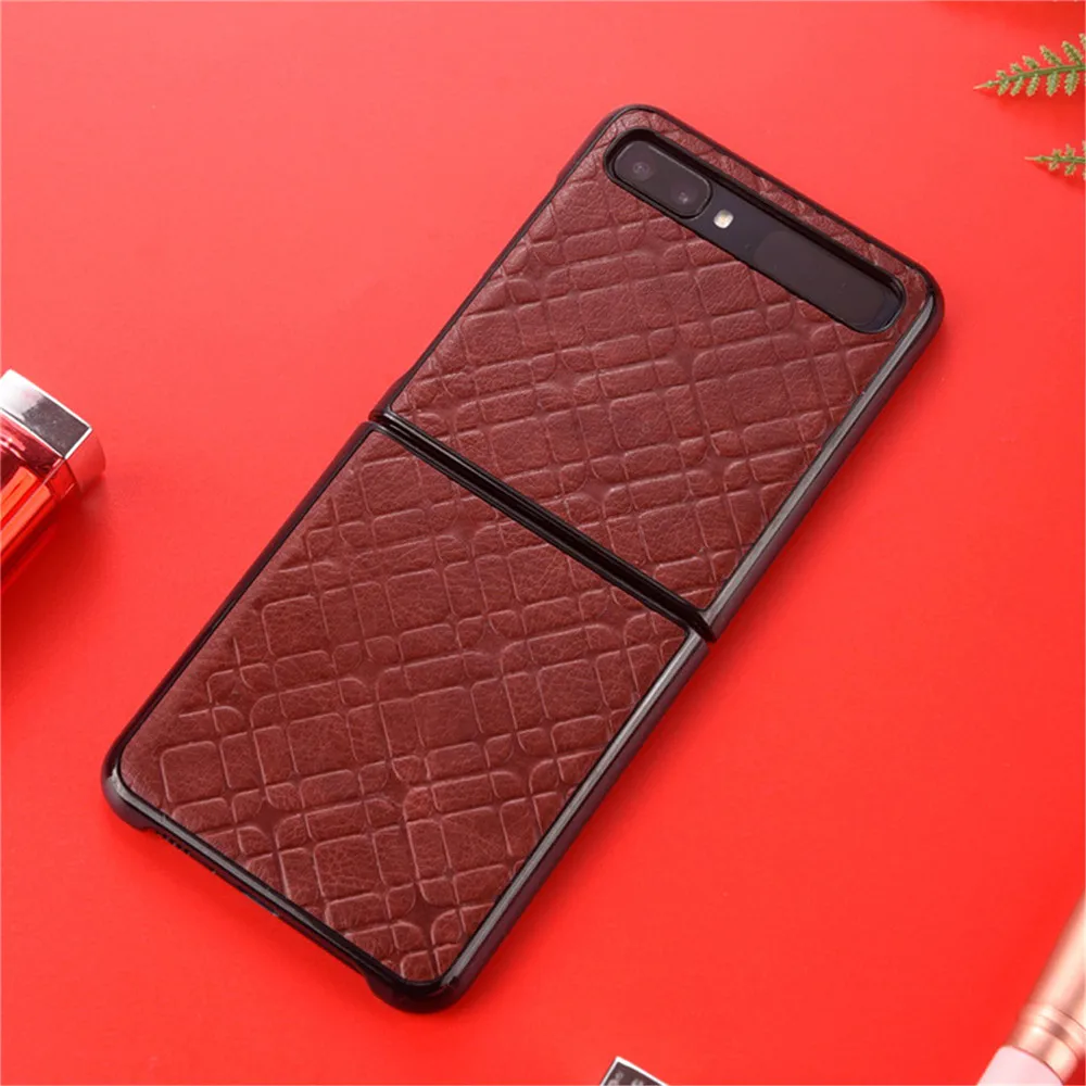 Мягкий кожаный чехол для мобильного телефона Samsung Galaxy Z Флип Мобильный телефон