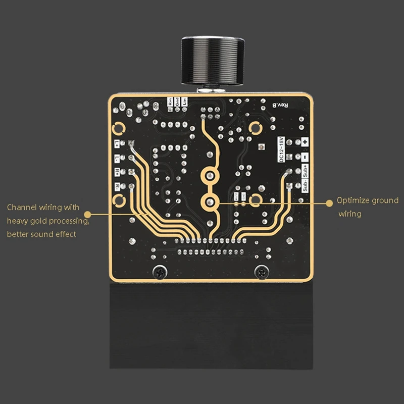 

Subwoofer Digital Amplifier Audio Board 2X80W+120W & HIFI CSR8675 APTX HD Bluetooth 5.0 Wireless Receiver Adapter