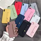 Ремешок на запястье, мягкий силиконовый чехол для Huawei P8 Lite 2017 P9 P20 P30 Lite P10 Plus Pro Nova 3i 3 4 5 5i pro Mate 10 20 Lite, чехол