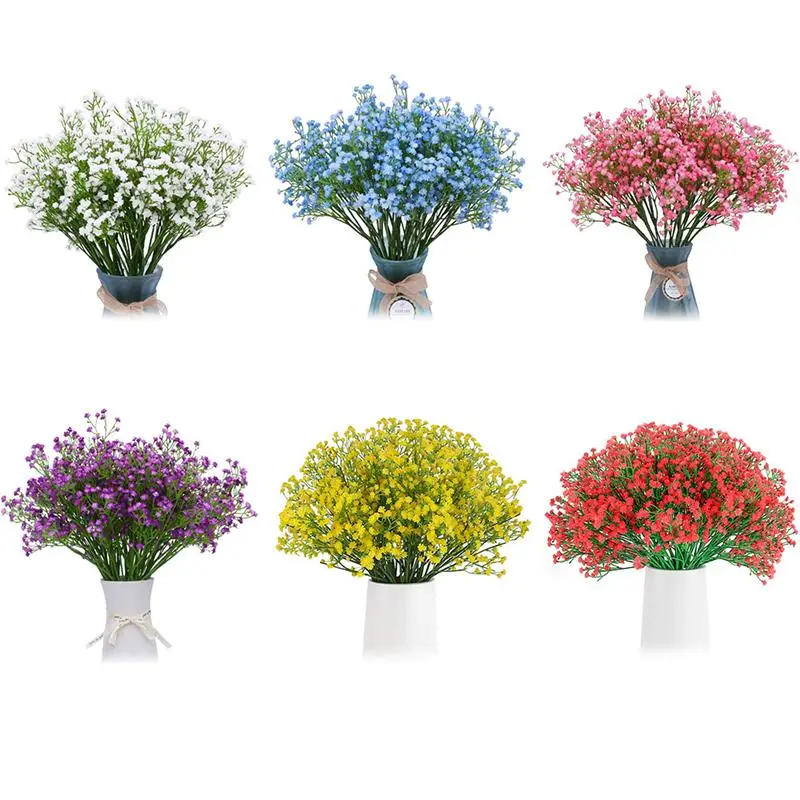 Искусственные искусственные цветы 90 цветов красивая имитация Гипсофилы