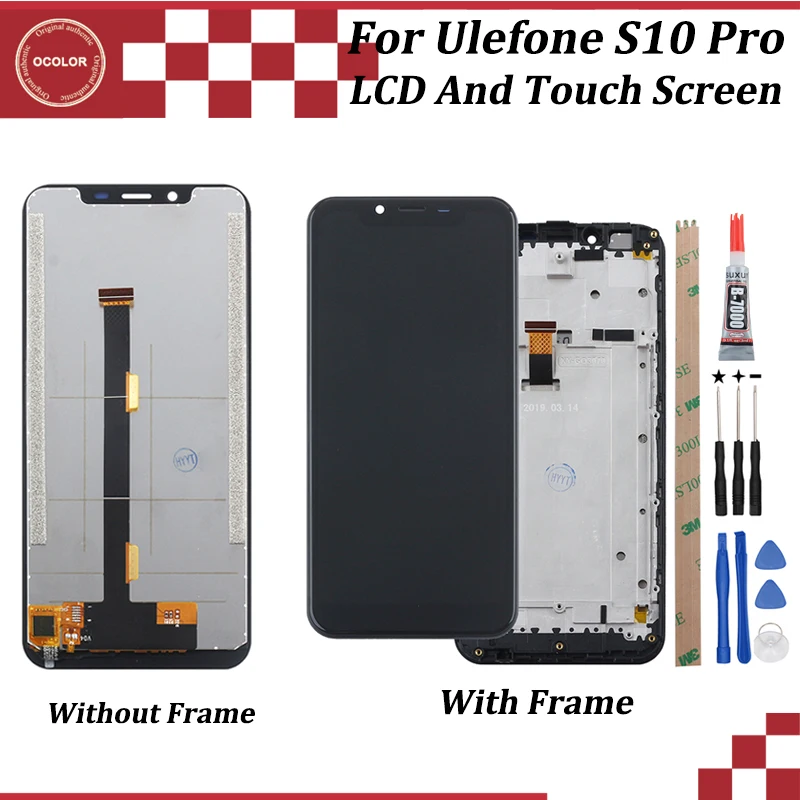 Ocolor для Ulefone S10 Pro ЖК дисплей и сенсорный экран с рамкой 5 7 ''Протестировано