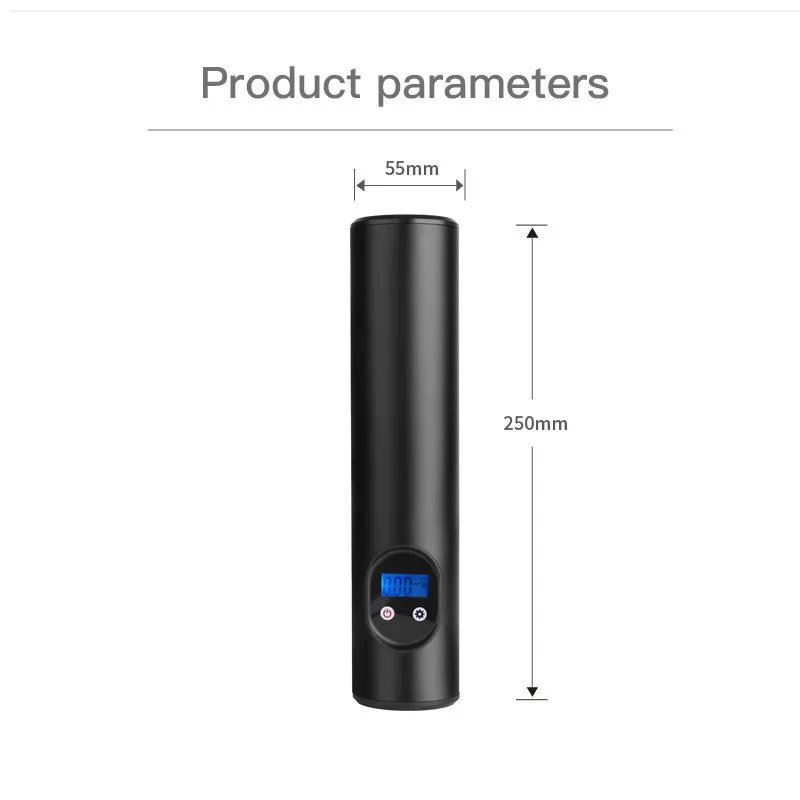 

Audew Tyre Inflator Cordless Portable Compressor Digital Car Tyre Pump 12V 150PSI Rechargeable Air Pump for Car Bicycle Balls