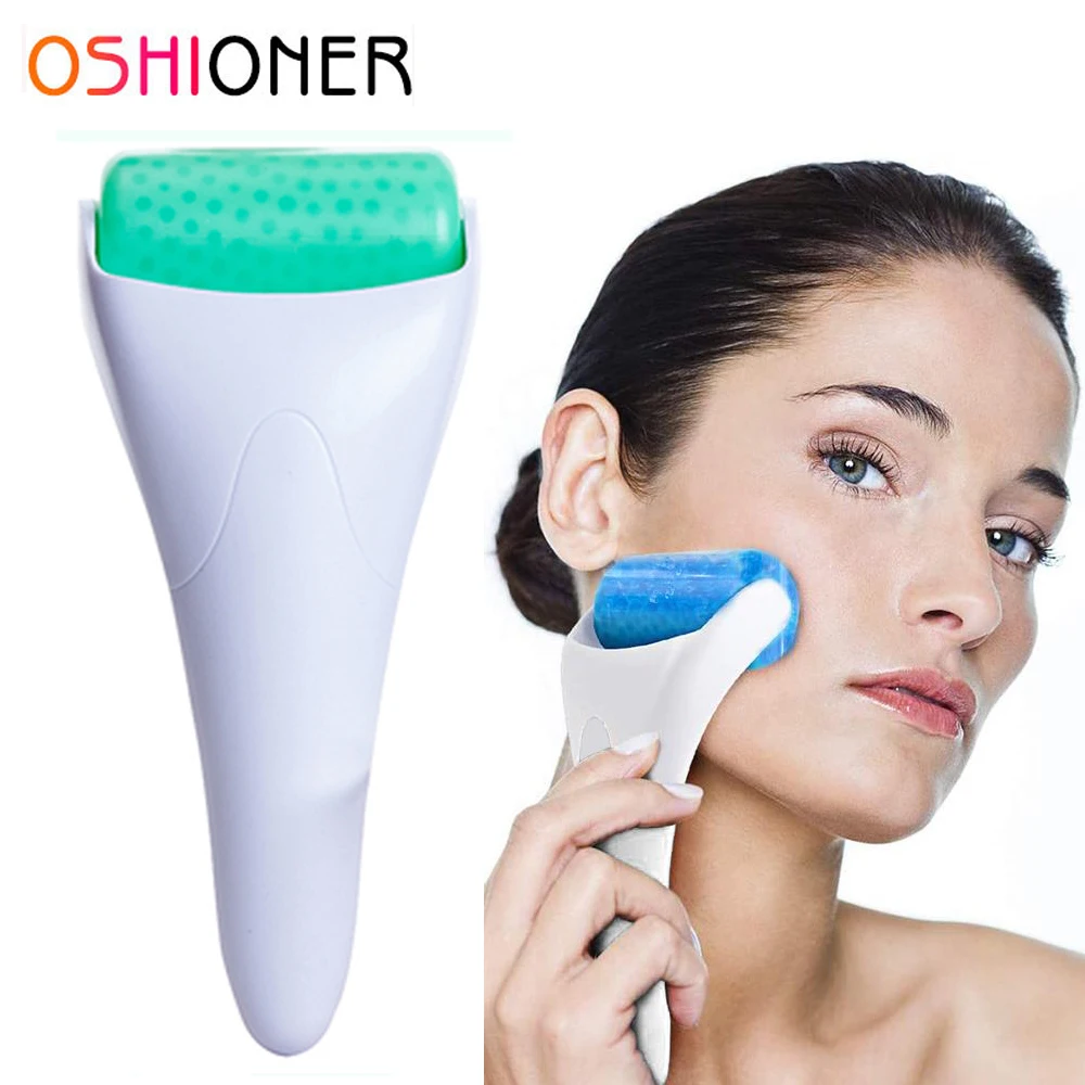 Роликовый массажер для лица роллер ухода за кожей крутой ледяной Массажер