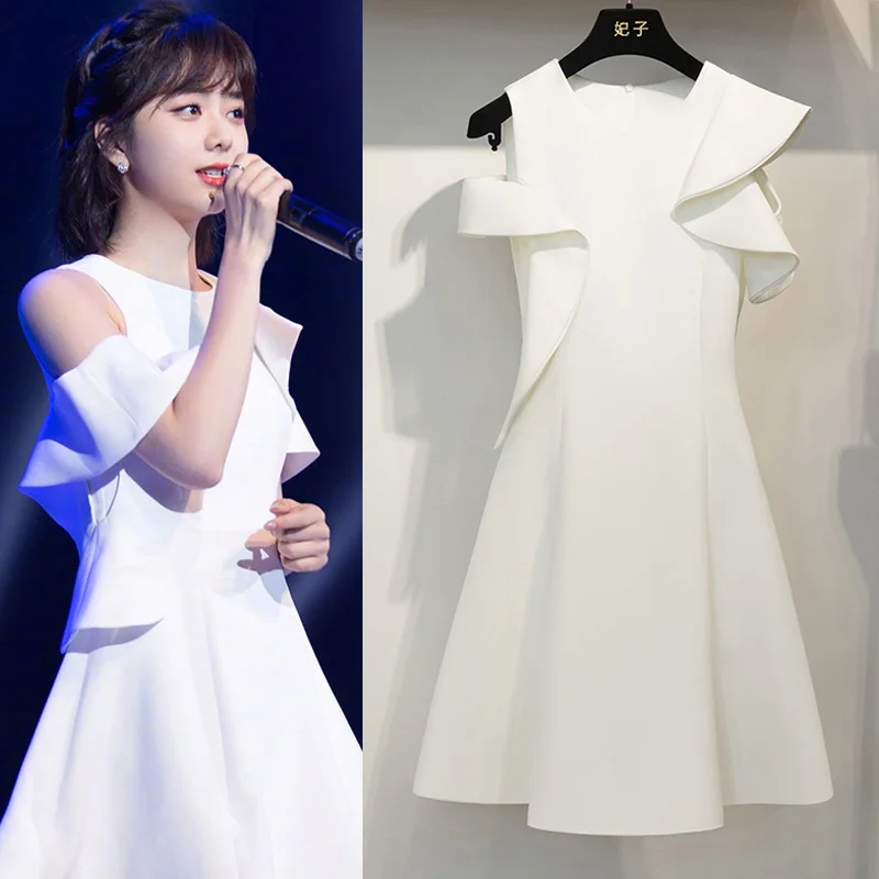 

2020 Autumn Sexy Midi Dress Robe Designer Luxury Clothes for Woman Clothes