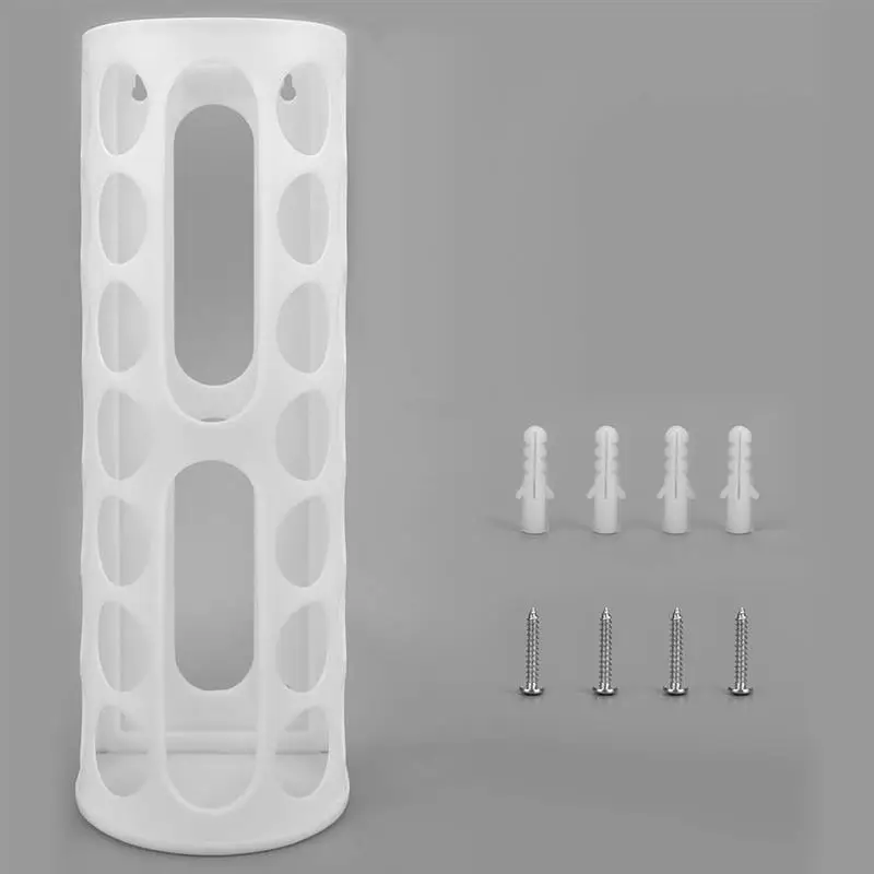 plastic garbag bag holder creative kitchen bathroom accessories wall mounted trash bag storage box cotton pad container home free global shipping