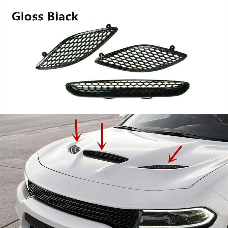 Передняя решетка капота автомобиля гриля крышка для Dodge Charger Srt Hellcat 2015-2020 68202462Ad