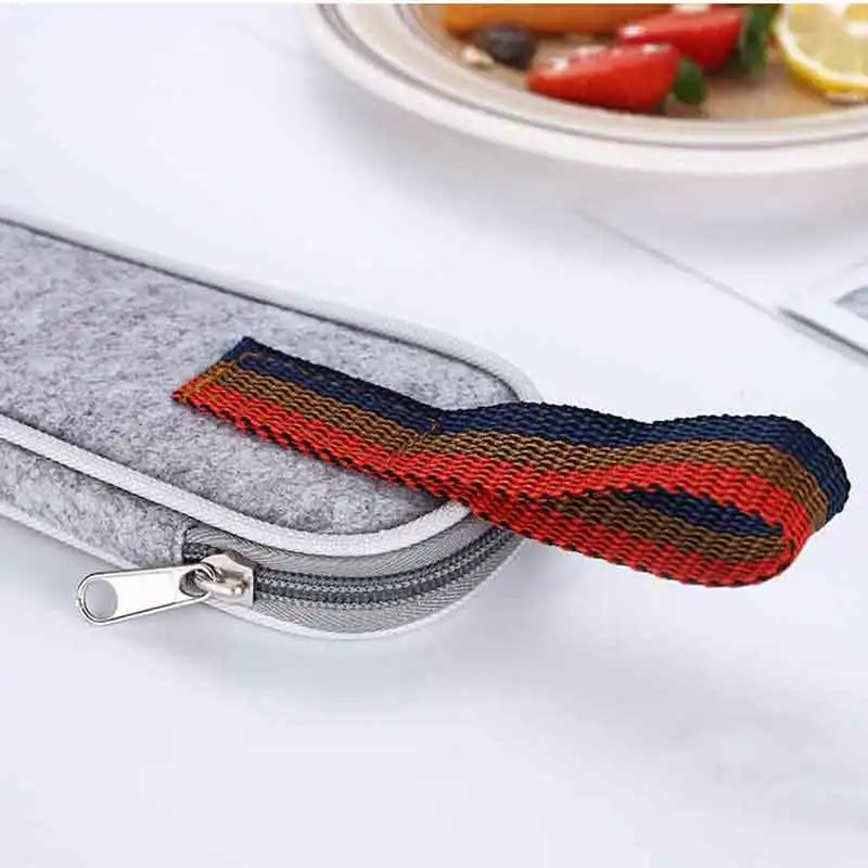 Многоразовая посуда из нержавеющей стали 304 столовые приборы для путешествий