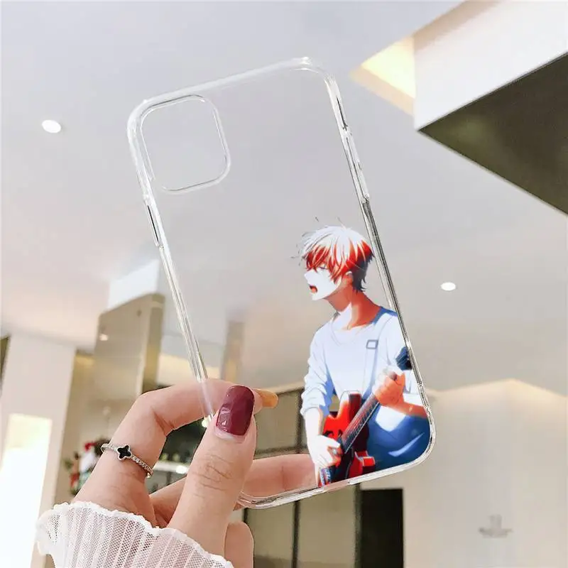 

Given Anime Phone Case Transparent for iPhone 11 12 mini pro XS MAX 8 7 6 6S Plus X 5S SE XR 2020