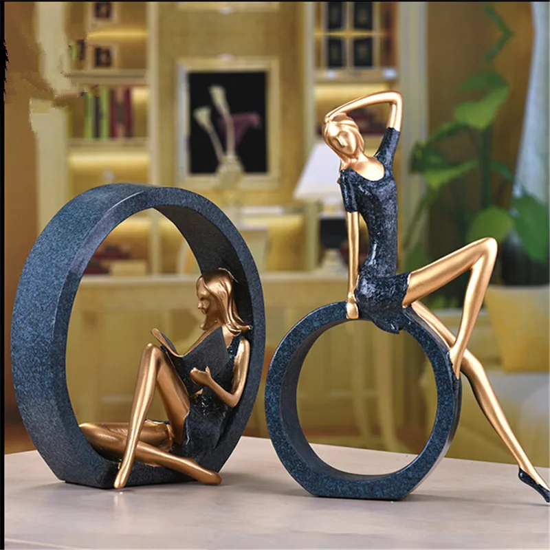 Статуэтка из смолы для чтения 1 комплект | Дом и сад