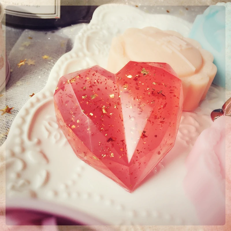 New heart-shaped Mini Travel soap paper wash basin clean portable box foam | Дом и сад