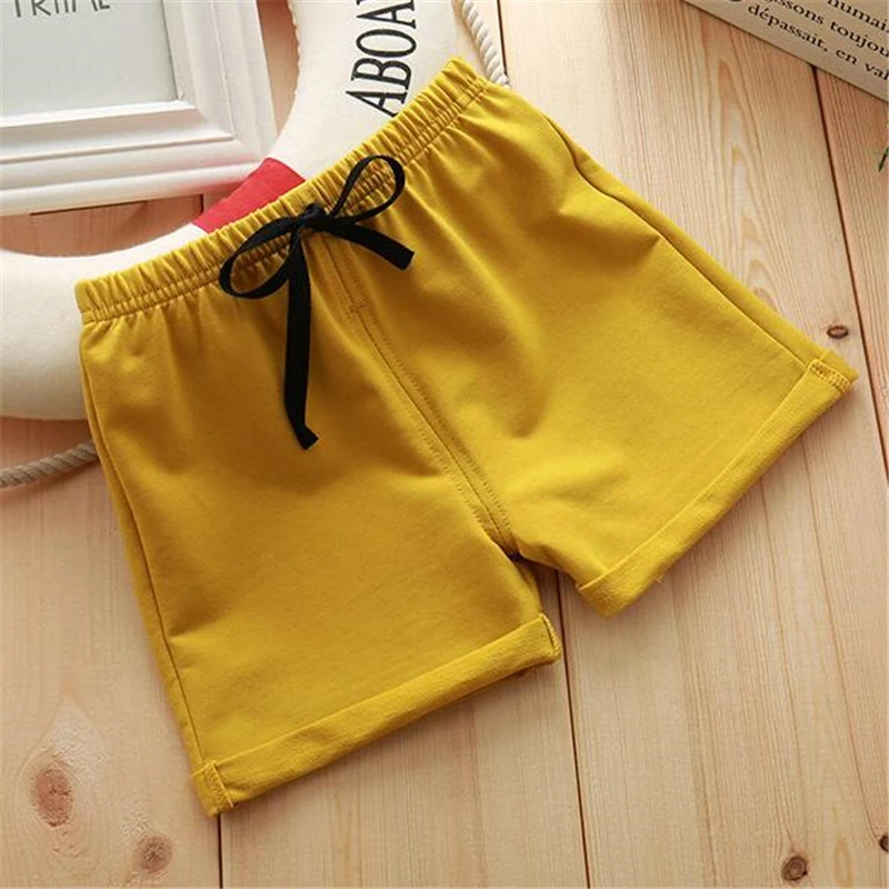 

Infant Toddler Girls Boys Shorts Summer Cotton Kids Beach Baby Pants Solid Color Casual Sytle