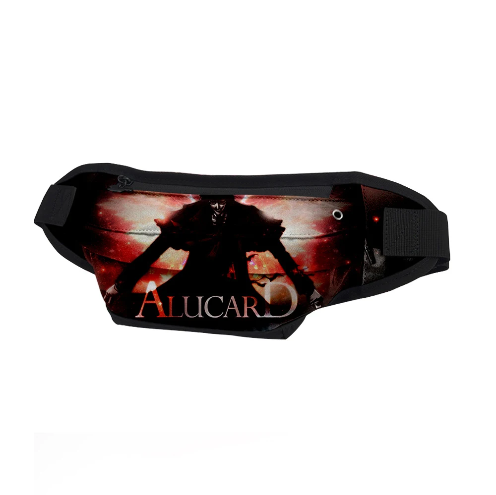 

Fashion Hellsing waist bag chest bag tide brand messenger student shoulder bag mobile phone small bag waterproof Kawaii