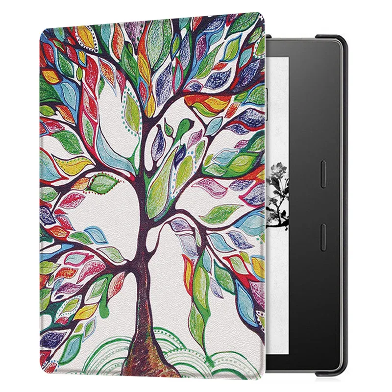 Lucky tree Чехол для " Kindle Oasis 9th Generation- электронная книга читалка, тонкий чехол с функцией автоматического сна/пробуждения Kindle Oasis 2 Чехол - Цвет: Lucky tree