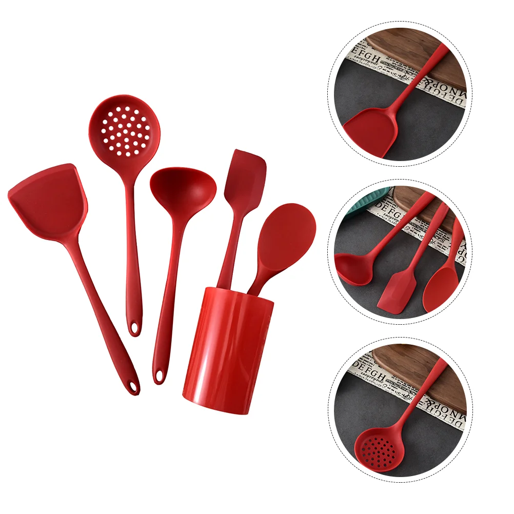 Набор кухонной утвари 6 шт. силиконовые антипригарные кухонные принадлежности