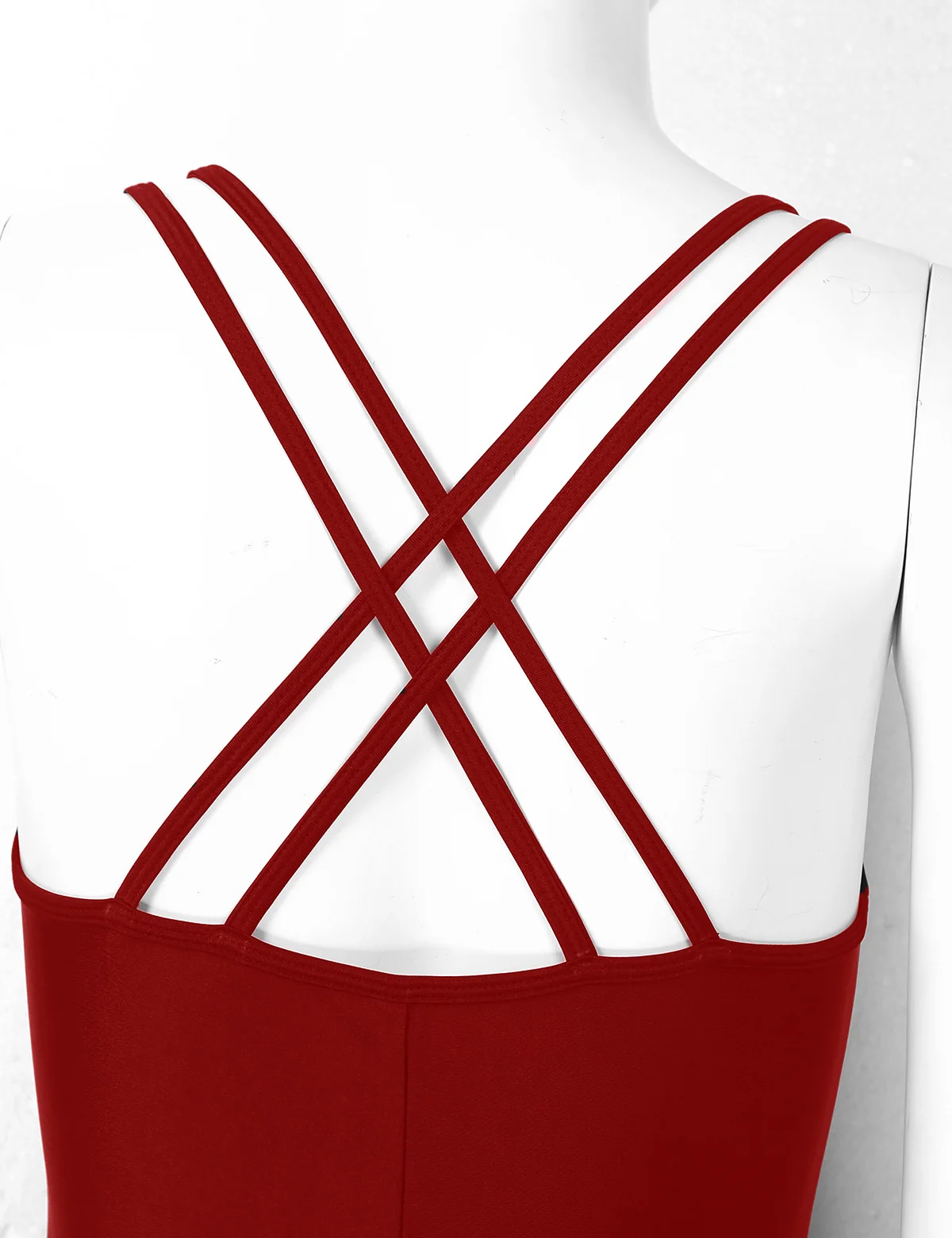 

Women Adults Sleeveless Spaghetti Straps Footless Stretchy Catsuit Yoga Gymnastics Dance Wear Leotard Bodysuit Jumpsuit Costumes