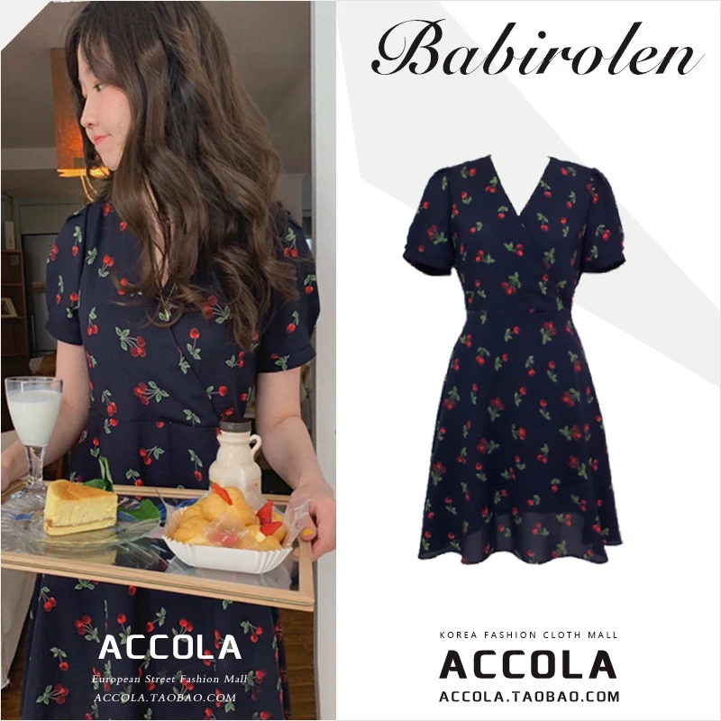 Нежная девушка первая любовь юбка 2020 новые летние корейские цветочный с коротким