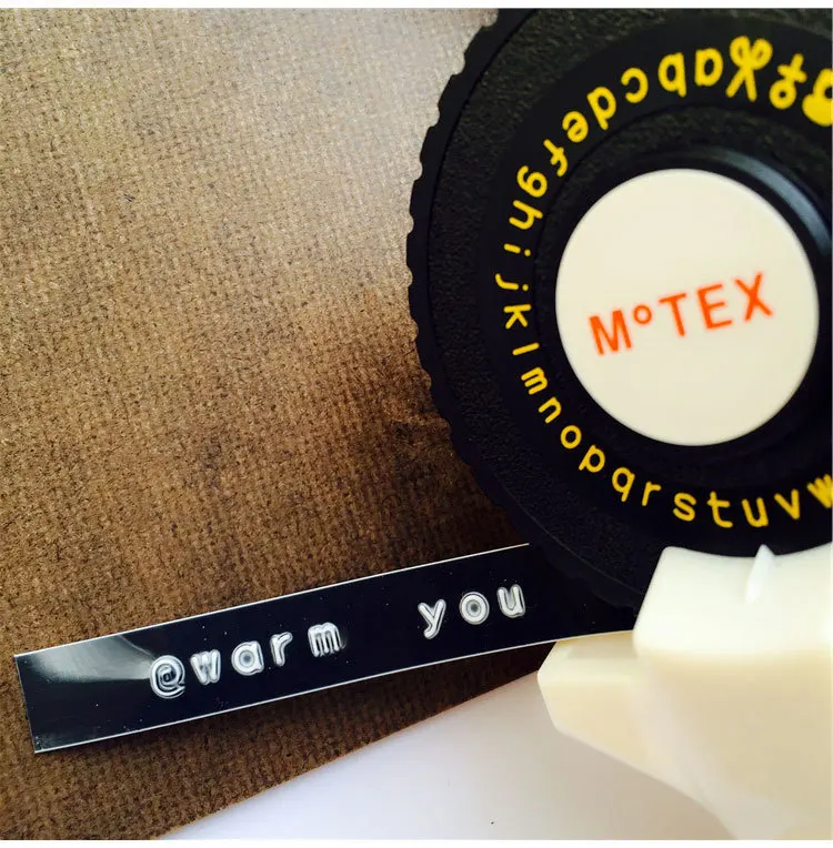 Motex производитель этикеток ручная машинка DIY резка тиснение тег машина лента украшения Скрапбукинг корейские канцелярские принадлежности